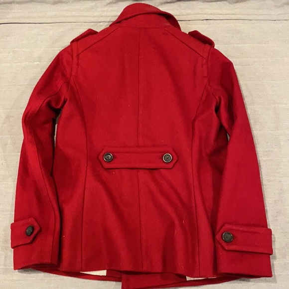 GAP Red Peacoat - Picture 3 of 4